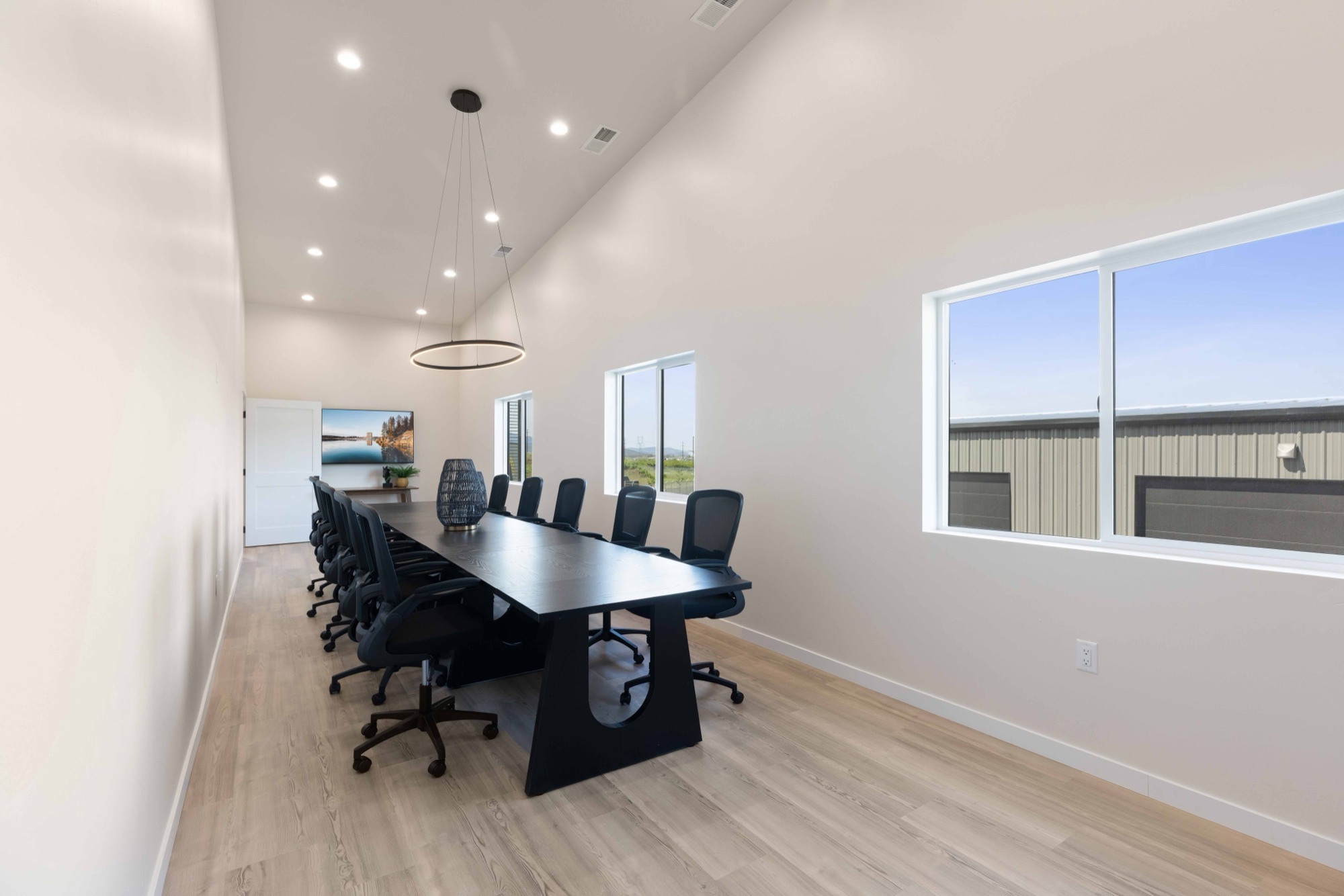 Conference Room in the Locked & Loaded clubhouse