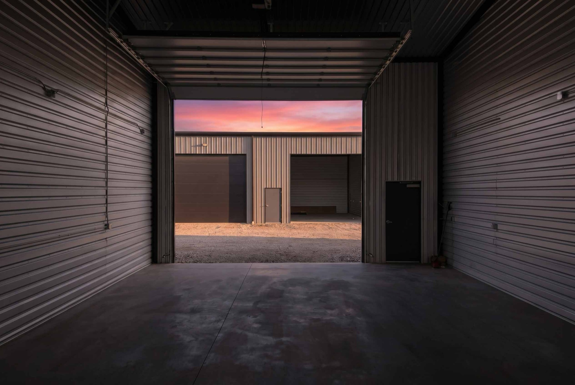 16 by 14 foot insulated door on a garage condo unit