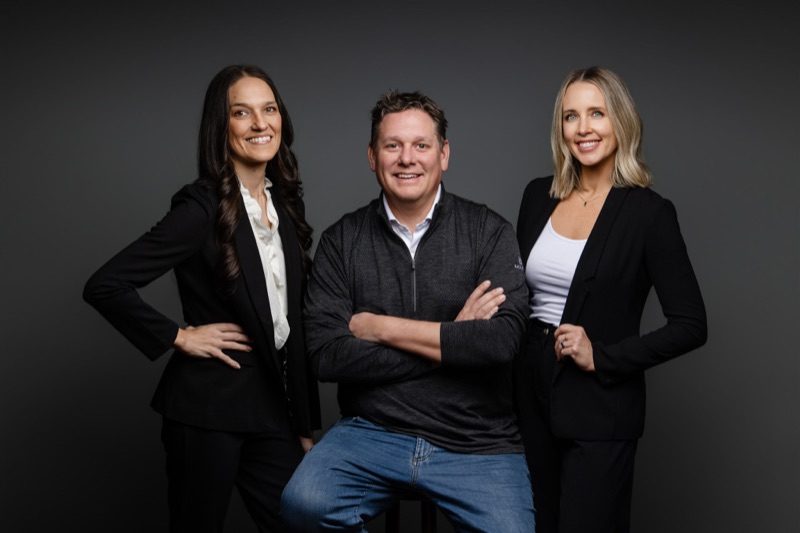 Greg Rowley, Molly Baine, and Sarah Cline — Luxury Homes North Idaho team